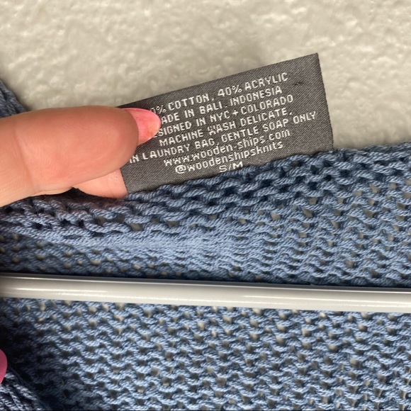 Wooden Ships Star Print Pullover Sweater - Picture 6 of 7